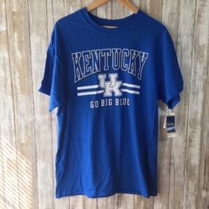 Kentucky Wildcats Big Blue Tee Mens Large NWT Blue NCAA Graphic Shirt